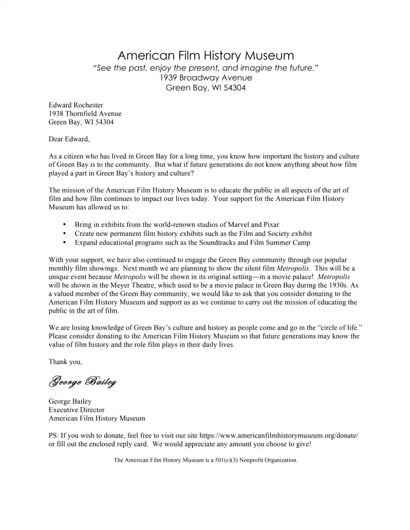 american film history museum press release