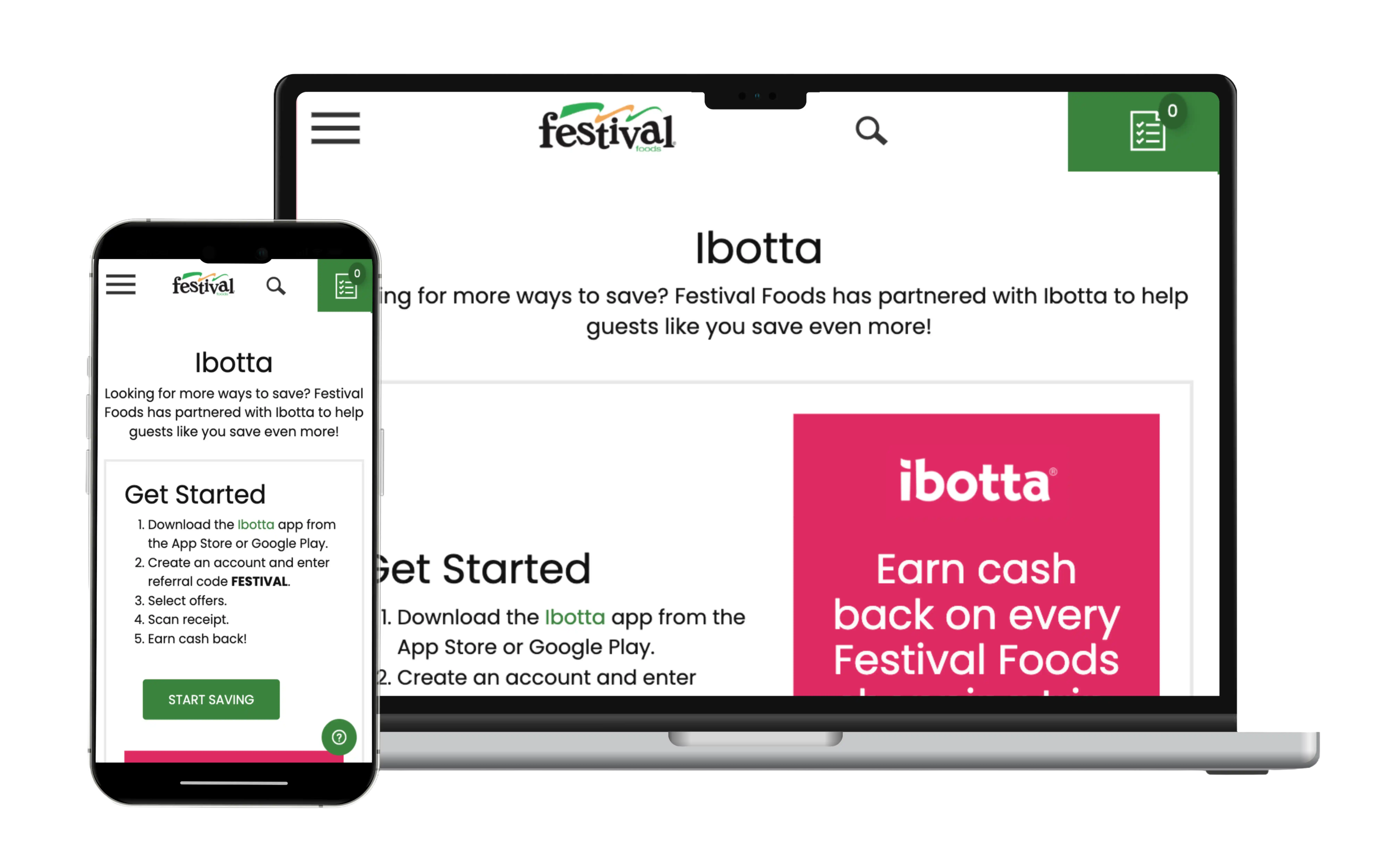 festival foods ibotta mockup